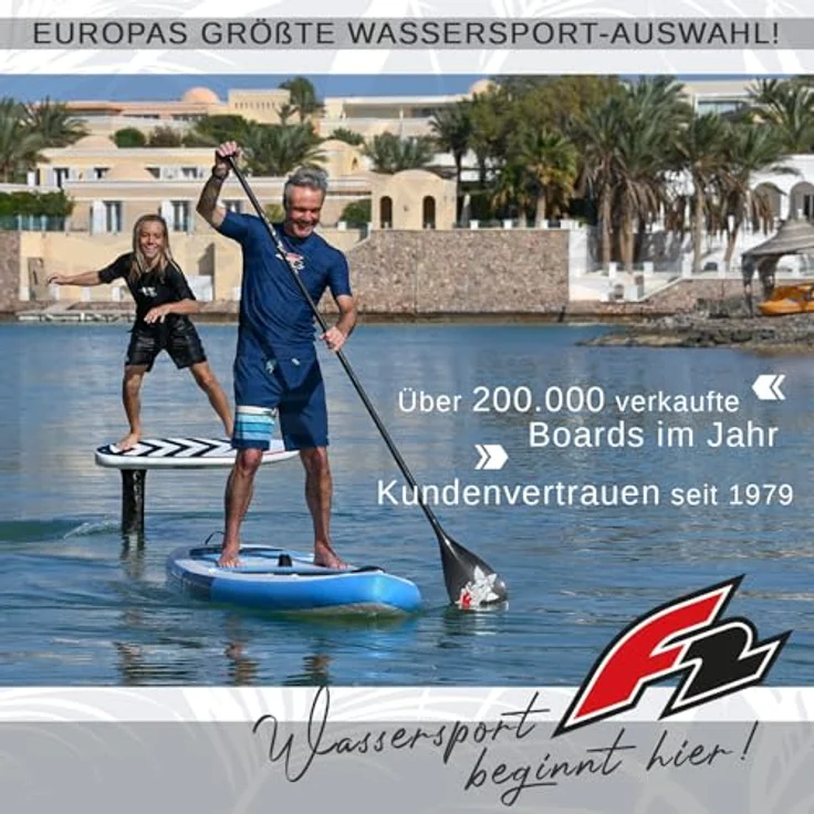 F2 Sport Touring SUP Board Only 12'2, Touring-Board für lange Strecken, Multicolor, 344l Volumen, 170kg max. Benutzergewicht – Bild 8