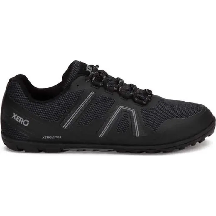 Xero Shoes Mesa Wp Trailrunning-Schuhe, wasserdicht, leicht, atmungsaktiv, schwarz, EU 39 1/2 für Herren