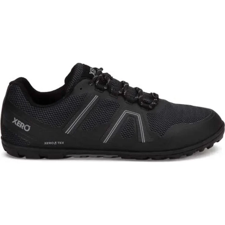 Xero Shoes Mesa Wp Trailrunning-Schuhe, wasserdicht, leicht, atmungsaktiv, schwarz, EU 39 1/2 für Herren