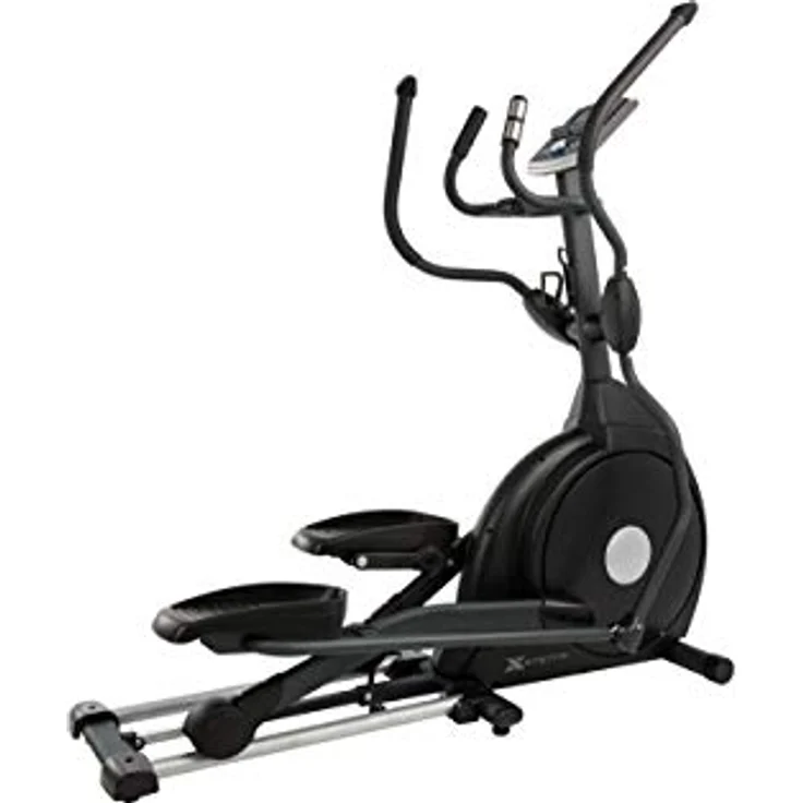 XTERRA Crosstrainer Ellipsentrainer XE 88 (klappbar), 10 kg Schwungrad, 32 Stufen Widerstandseinstellung, Gelenkschonend, Schwarz – Bild 1