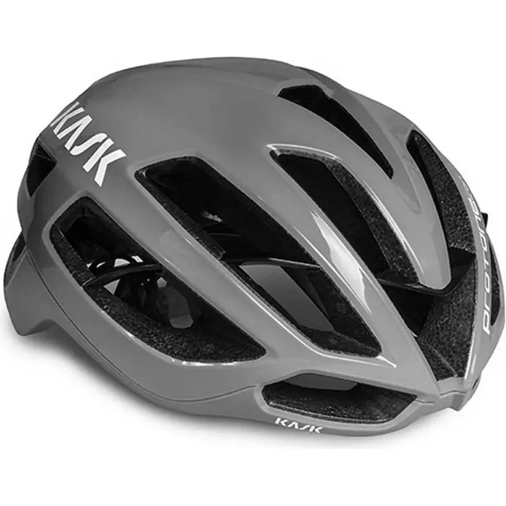 Kask Protone Icon WG11 Helm, grau, mit verbesserter Aerodynamik und 20 Ventilationsöffnungen, Größe S (50-56 cm)