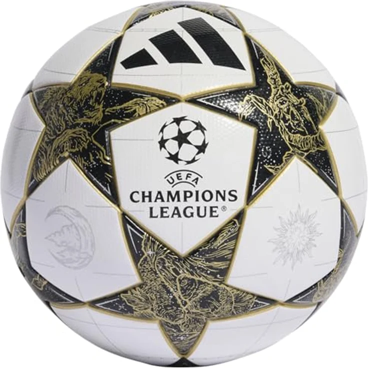 adidas Performance Fußball UCL League 25/26, nahtlose Konstruktion mit Butyl-Blase, FIFA Quality Standard, UEFA Champions League Logo – Bild 1