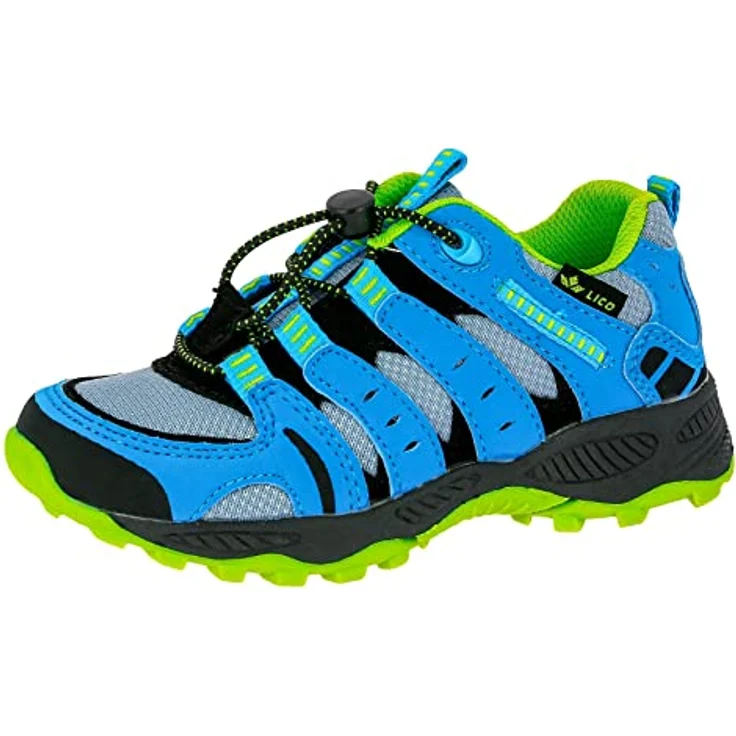Lico Fremont Jungen Nylon Trekking Schuhe grau, Textilfutter, Wechselfußbett, Schnellschnürsystem – Bild 1