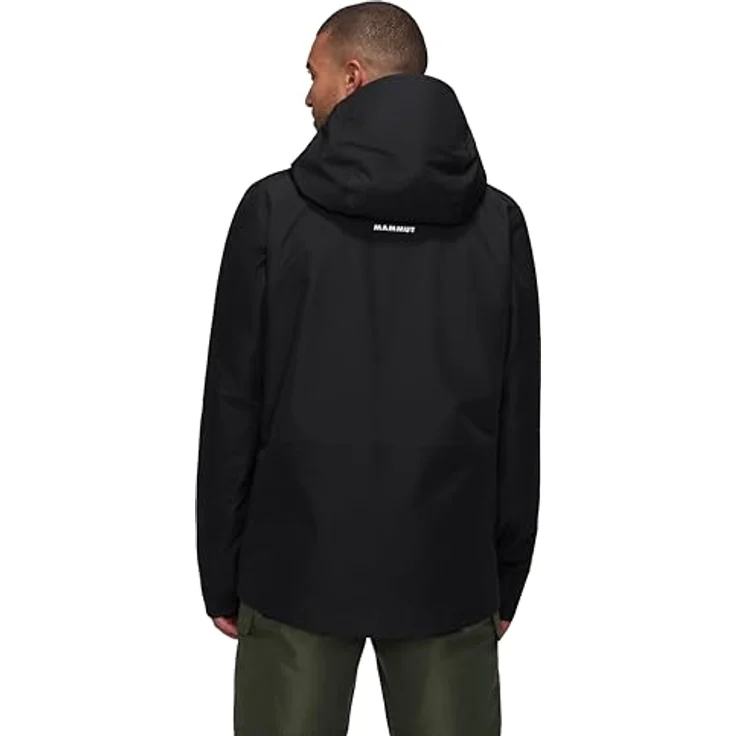 Mammut Fall Line HS Thermo Hooded Jacket, wasserdichte Skijacke mit isolierendem Material, schwarz, Größe XL – Bild 4