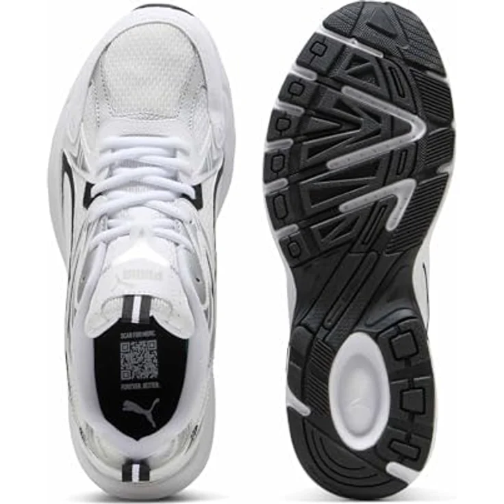 PUMA Milenio Tech Laufschuhe, bequeme Passform mit SOFTFOAM+ und IMEVA, Weiß, EU 44 – Bild 4
