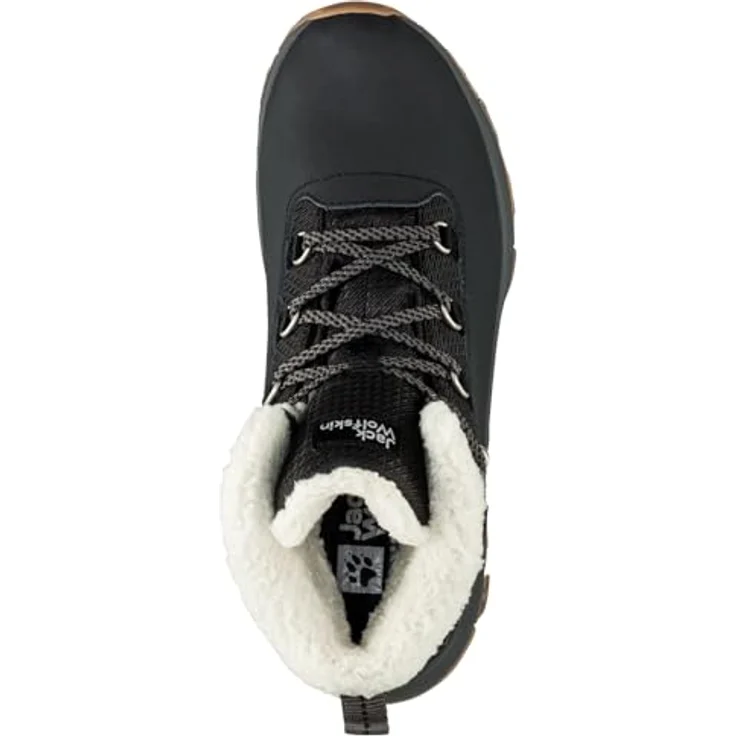 Jack Wolfskin Everquest Texapore Mid W, Damen Wanderschuhe, wasserdicht, atmungsaktiv, bis -30 °C, Schwarz, Größe 37.5 – Bild 3