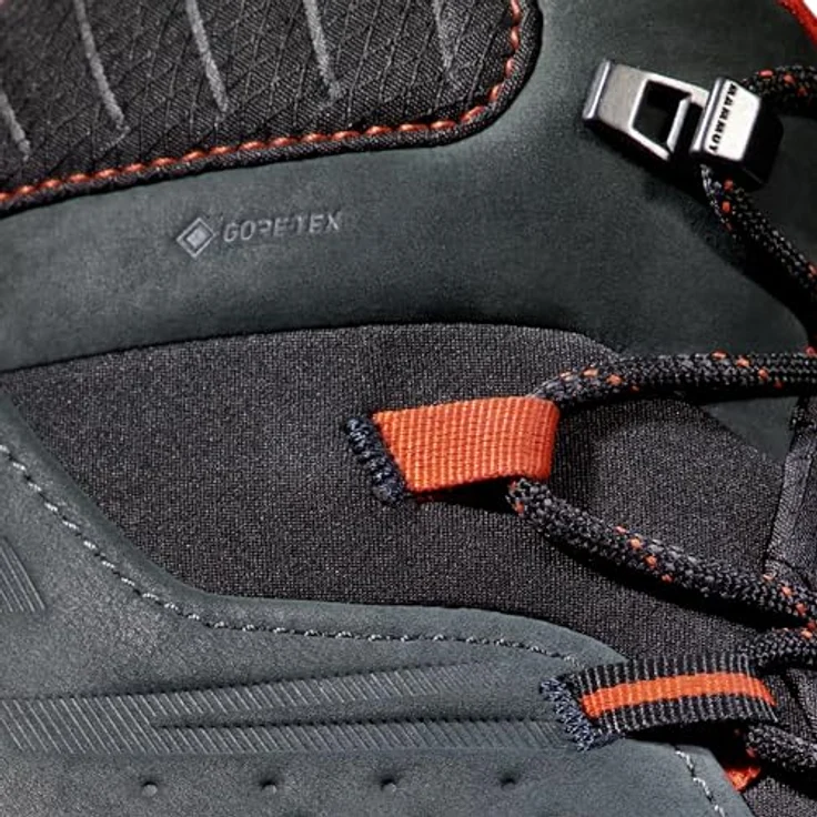 Mammut Mercury IV GTX, Herren Wanderschuhe aus Nubukleder mit wasserdichter Gore-Tex Membran, Schwarz, Größe 45 1/3 – Bild 6