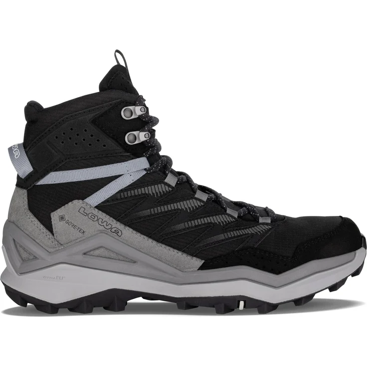 Lowa MADDOX PRO GTX MID Ws, Wasserdichter Wanderschuh mit hervorragendem Grip, Schwarz/Grau, Größe 7