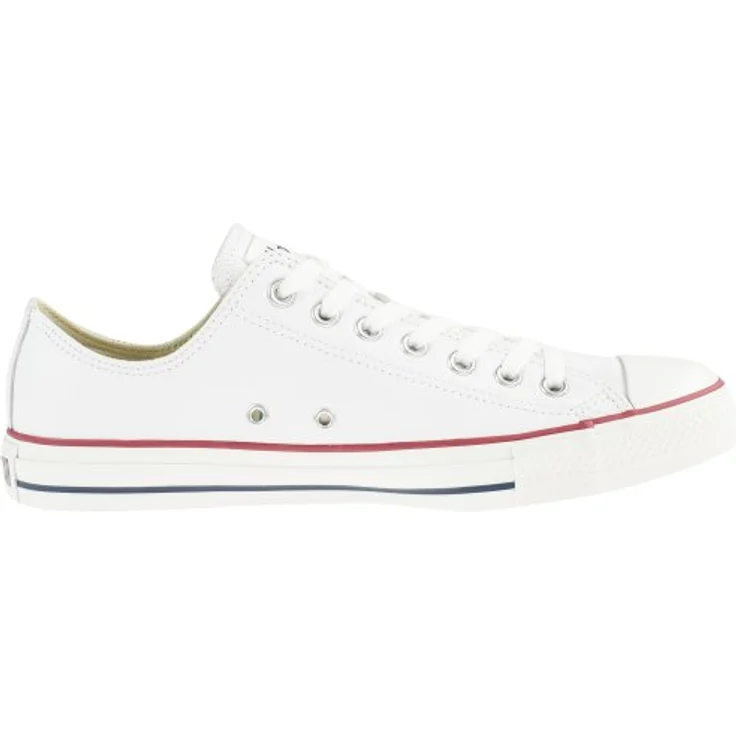 Converse Chuck Taylor All Star, Sneaker aus Leder mit Gummi-Zehenkappe, weiß – Bild 4