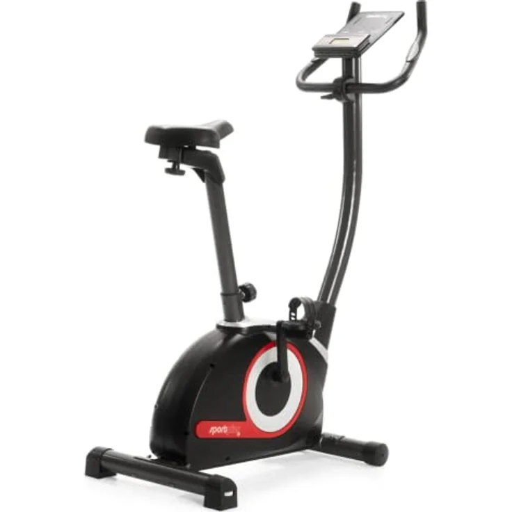 iE Neu SportPlus COMPACT Heimtrainer Fahrrad, 24 Widerstandsstufen, integrierte Herzfrequenz-Messer & App-Kompatibel, Home Fitness – Bild 1