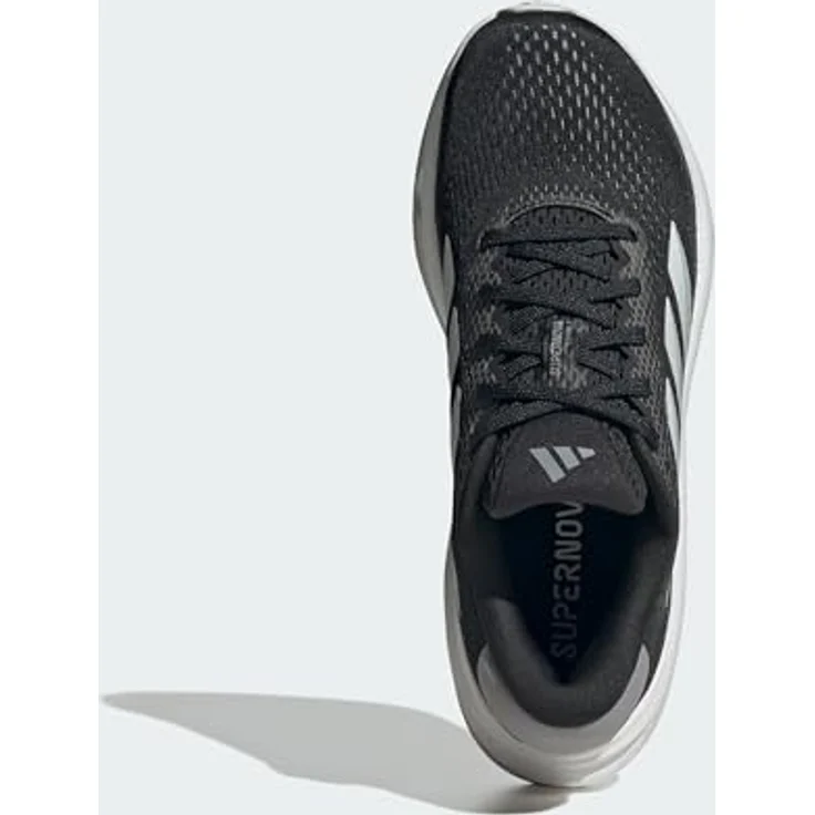 adidas Supernova Stride 2.0, Damen Laufschuhe, Schwarz/Grau, EU 39 1/3, atmungsaktive Materialien, Gummisohle für optimale Traktion – Bild 3