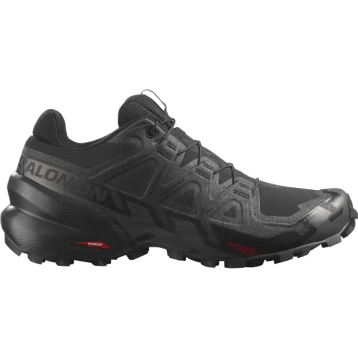Salomon Speedcross 6, Trail Schuhe Damen mit robustem Mesh-Obermaterial und Schnellschnürung, Schwarz – Bild 6