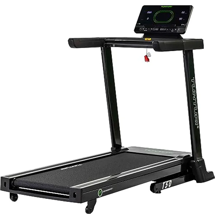 Tunturi T60 Performance Laufband Klappbar - Walking pad - Für zuhause - LED Monitor - Laufband mit 44 Trainingsprogrammen - 0.8-20.0km/h