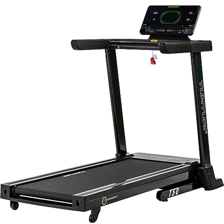 Tunturi T60 Performance Laufband Klappbar - Walking pad - Für zuhause - LED Monitor - Laufband mit 44 Trainingsprogrammen - 0.8-20.0km/h – Bild 1