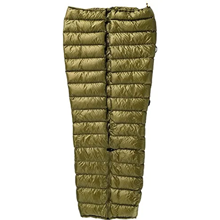 Pajak Schlafsack Quilt, Daunenschlafsack für 3 Jahreszeiten, 190 cm, komfortabel bis 9 °C, leicht mit 485 g, schwarz – Bild 2