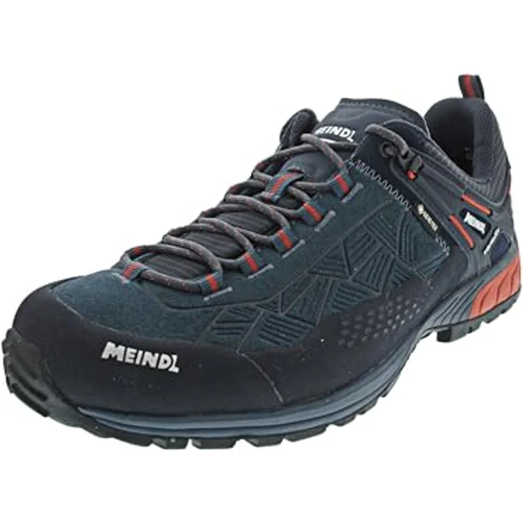 Meindl Top Trail GTX, Wanderschuhe mit GORE-TEX, wasserdicht und atmungsaktiv, petrol/rot, Größe 44.5 – Bild 5