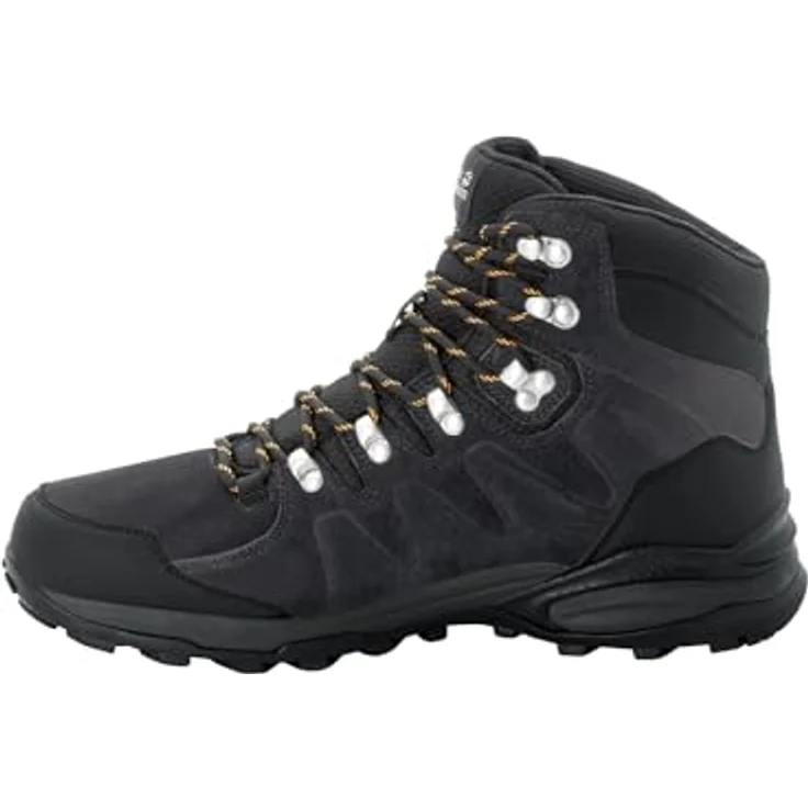 Jack Wolfskin Refugio Texapore Mid M, Herren Wanderschuhe, wasserdicht, Grau, Größe 44 – Bild 4