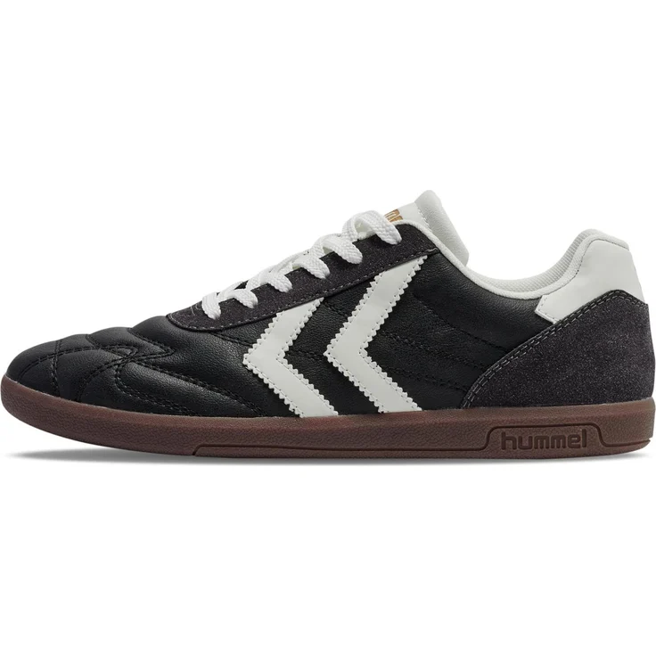 Hummel Super Match Sneaker Sportschuhe, schwarz/weiß, mit Gummilaufsohle und Hummel-Branding, Größe 41 EU