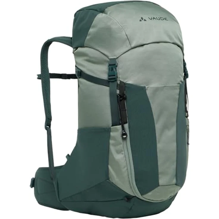 VAUDE Brenta 30 Wanderrucksack 30L mit ergonomischem Tragesystem, atmungsaktiver Rückwand, Trinksystem-Fach und verstellbaren Gurten - Schwarz – Bild 1