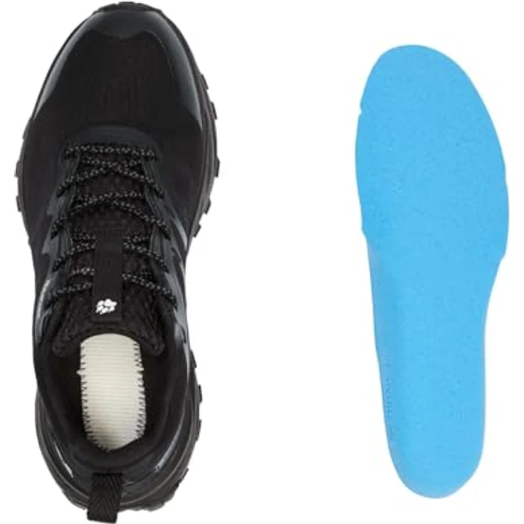 Jack Wolfskin PS Pro Texapore Low W, Damen Wanderschuhe mit optimalem Komfort und Wetterschutz, Schwarz – Bild 7