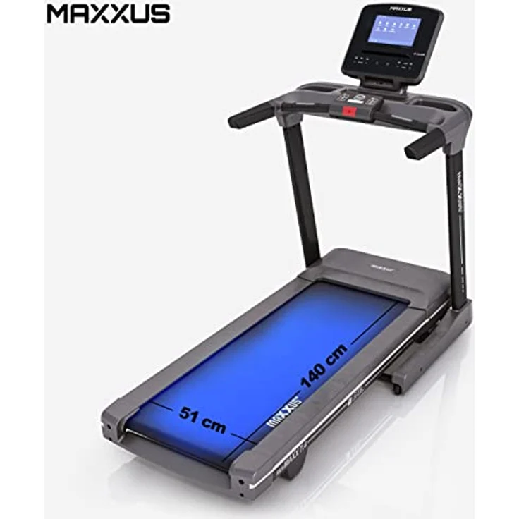 Maxxus Laufband RunMaxx 7.4 - Klappbar, Touchscreen, WLAN, Elektrisch, 20 km/h, 36 Programme, 16 Steigung, 130 kg, 3 PS, Lauffläche 140x51cm - Treadmill, Heimtrainer für Zuhause, Fitness – Bild 4