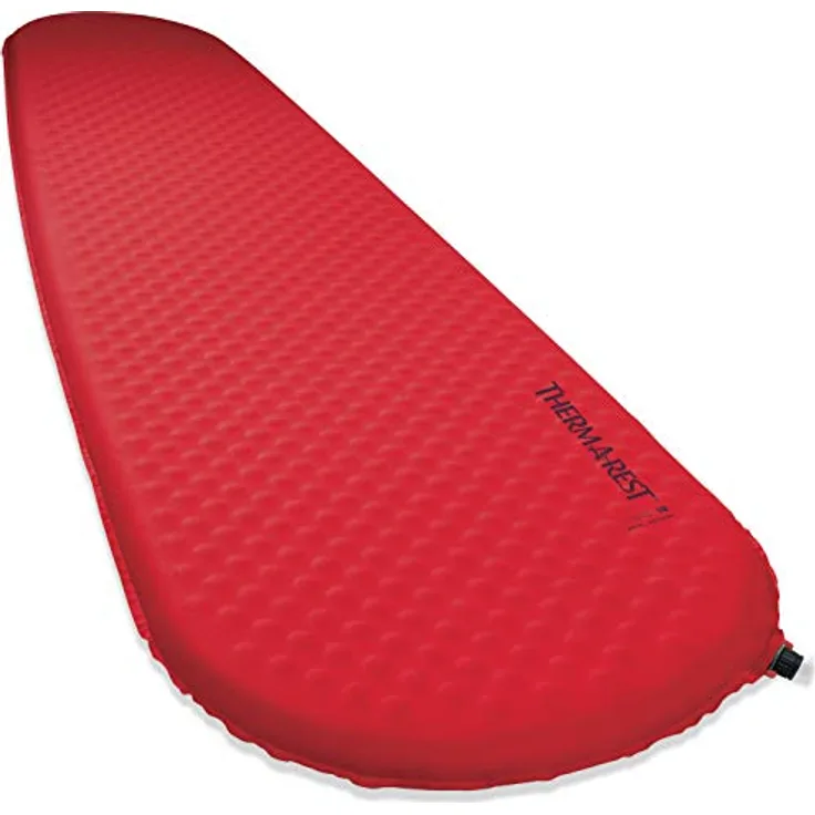 Therm-a-Rest Unisex Prolite Plus WingLock selbstaufblasende Isomatte, Cayenne, Normal - Zuverlässiger, leichter Komfort für Camping und Rucksacktouren, 3,2 R-Wert, inkl. Packsack