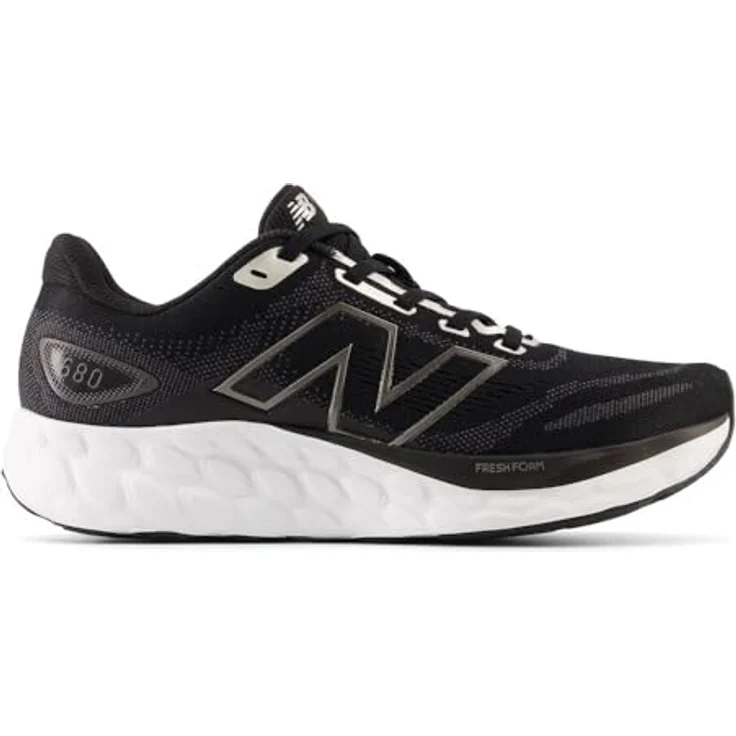 New Balance W680 Damen Laufschuhe, Dämpfungstechnologie, atmungsaktive Materialien, Schwarz, Größe 41 – Bild 3