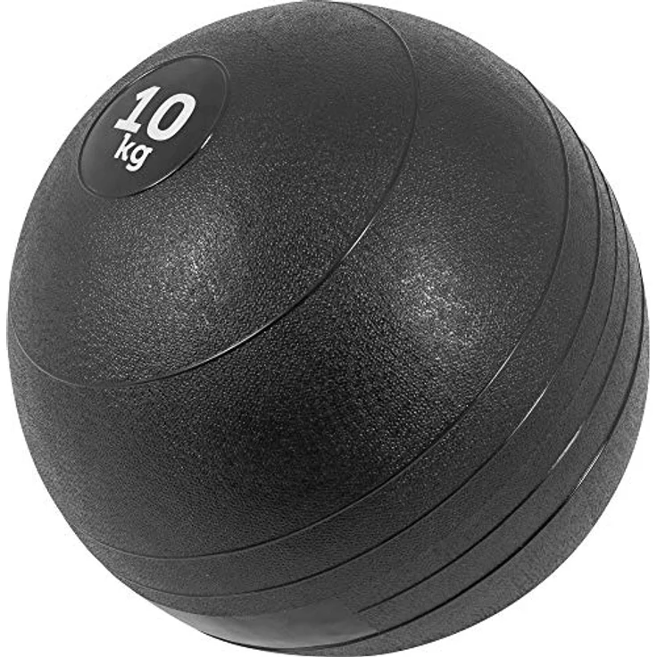 GORILLA SPORTS® Medizinball - 3kg, 5kg, 7kg, 10kg, 15kg, 20kg Gewichte, Einzeln/Set, mit Griffiger Oberfläche, rutschfest, Schwarz - Gewichtsball, Fitnessball, Slamball, Trainingsball – Bild 1