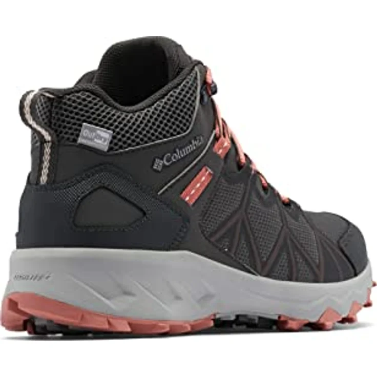 Columbia Peakfreak II Mid Outdry, Damen Wanderschuhe mit optimaler Knöchelunterstützung, grau – Bild 9