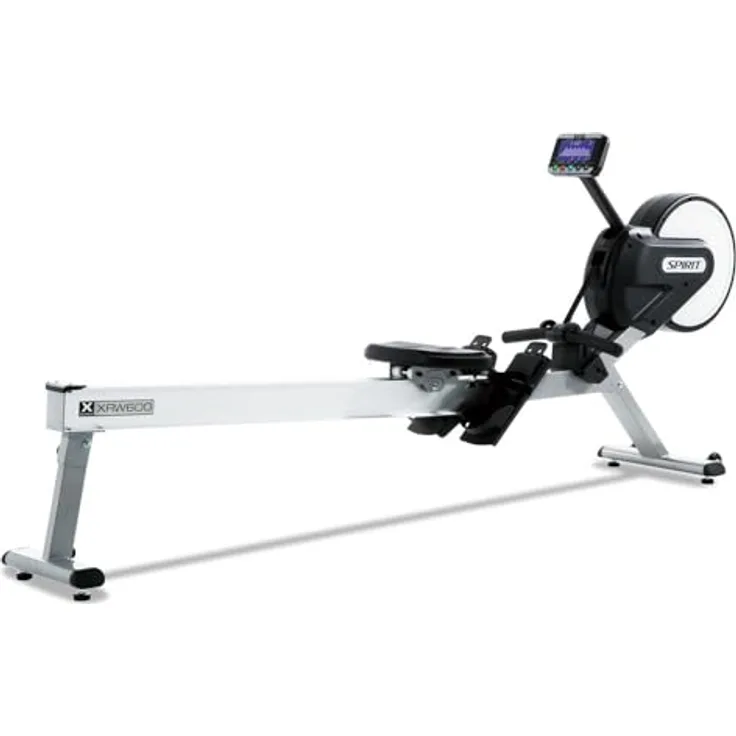 Spirit XRW600 Ruderergometer mit Luft-Magnetwiderstand (16 Stufen), klappbar & mit Rollen, LCD-Display mit 11 Programmen & Watt-Anzeige, bis 158kg belastbar, Rudergerät klappbar für Zuhause