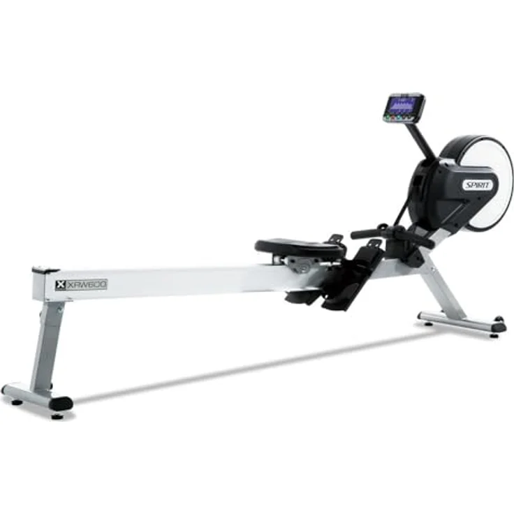 Spirit XRW600 Ruderergometer mit Luft-Magnetwiderstand (16 Stufen), klappbar & mit Rollen, LCD-Display mit 11 Programmen & Watt-Anzeige, bis 158kg belastbar, Rudergerät klappbar für Zuhause – Bild 1