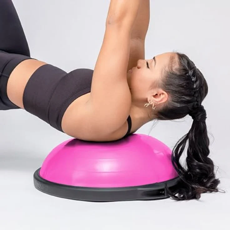 Bosu Artzt BOSU Balance Trainer Home Edition pink Gleichgewichtstraining Balance, belastbar bis ca. 136 kg - Preisvergleich – Bild 5