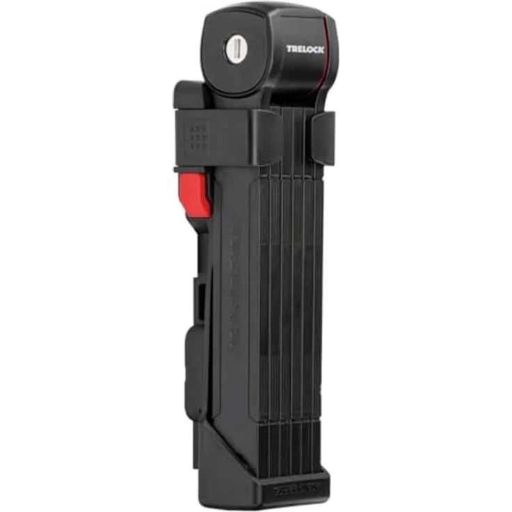 Trelock FS 380 TRIGO, Veloschloss 100 cm, Sicherheitsstufe 9, schwarz, mit IN-X-Schließzylinder und korrosionsfestem, gummiertem Schutz – Bild 2