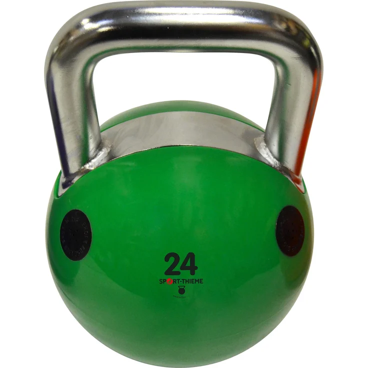 Trial Kettlebell Soft, 24 kg aus synthetischem Kautschuk, grün, Indoor Nutzung