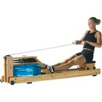 Waterrower Rudergerät Esche natur, inkl. S4 Monitor mit Wasserwiderstand und ergonomischem Sitz
