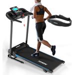KINETIC SPORTS Laufband klappbar KST2900FX mit Pulsgurt - 750 Watt Motor, Extra breite 40 cm Lauffläche, 16+1 Programme, Manuelle Steigung, GEH- und Lauftraining, LCD Display, 10 km/h, bis 120 kg