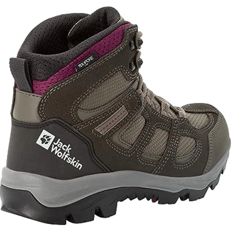 Jack Wolfskin VOJO 3 TEXAPORE MID W, Wasserdichter Damen-Wanderschuh mit atmungsaktivem TEXAPORE CORE-Futter und griffiger Gummisohle – Bild 3