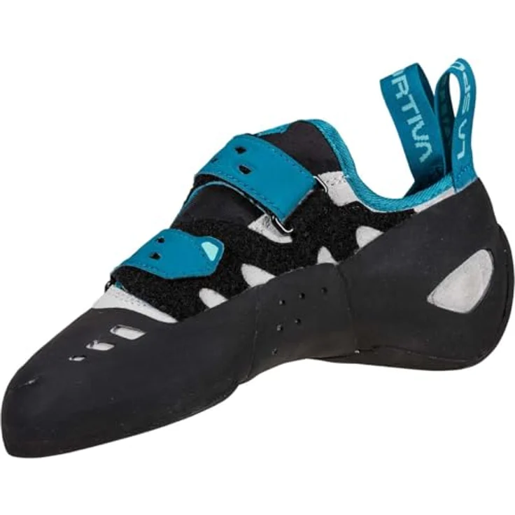 La Sportiva Tarantula Boulder Woman, Kletterschuhe für Damen, neutraler Schnitt, Schnürsystem, Farbe Blau, Größe 35.5 – Bild 3