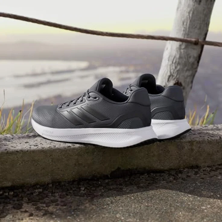 Adidas Runfalcon 5 Laufschuh für jeden Tag, schwarz – Bild 2