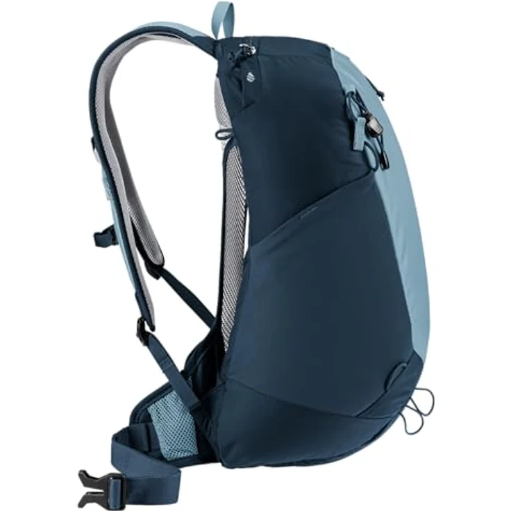 deuter AC Lite 17 Wanderrucksack (Modell 2024), Wanderrucksack mit Aircomfort Netzrücken-System, schwarz – Bild 3