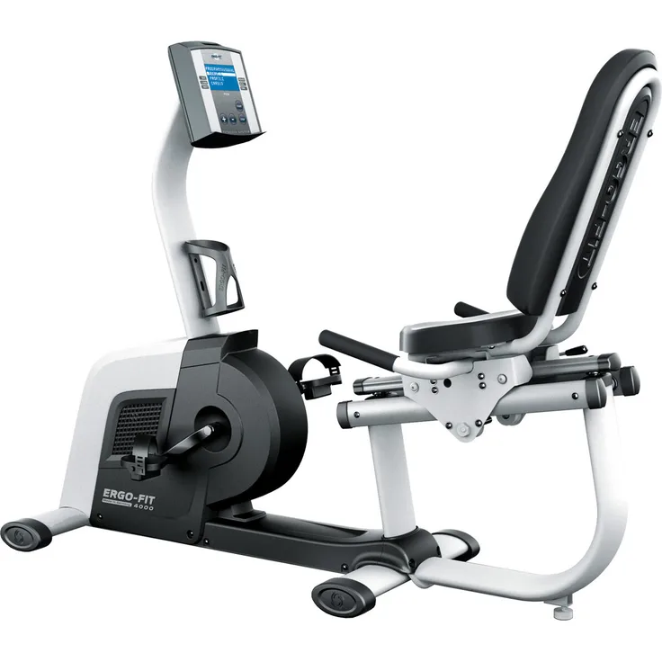 Ergo Fit ERGO-FIT Recumbent 4000 med, Sitzfahrrad für medizinische Ansprüche, inkl. Trainingscomputer und RS 232 Schnittstelle, schwarz