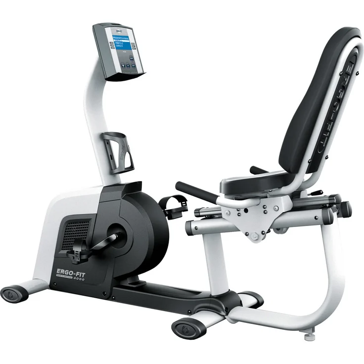 Ergo Fit ERGO-FIT Recumbent 4000 med, Sitzfahrrad für medizinische Ansprüche, inkl. Trainingscomputer und RS 232 Schnittstelle, schwarz