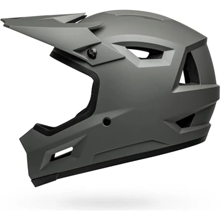 Bell Sanction 2, Fahrradhelm mit Vollgesichtsbelüftung und abnehmbaren Wangenpolstern, matte dunkelgrau – Bild 6