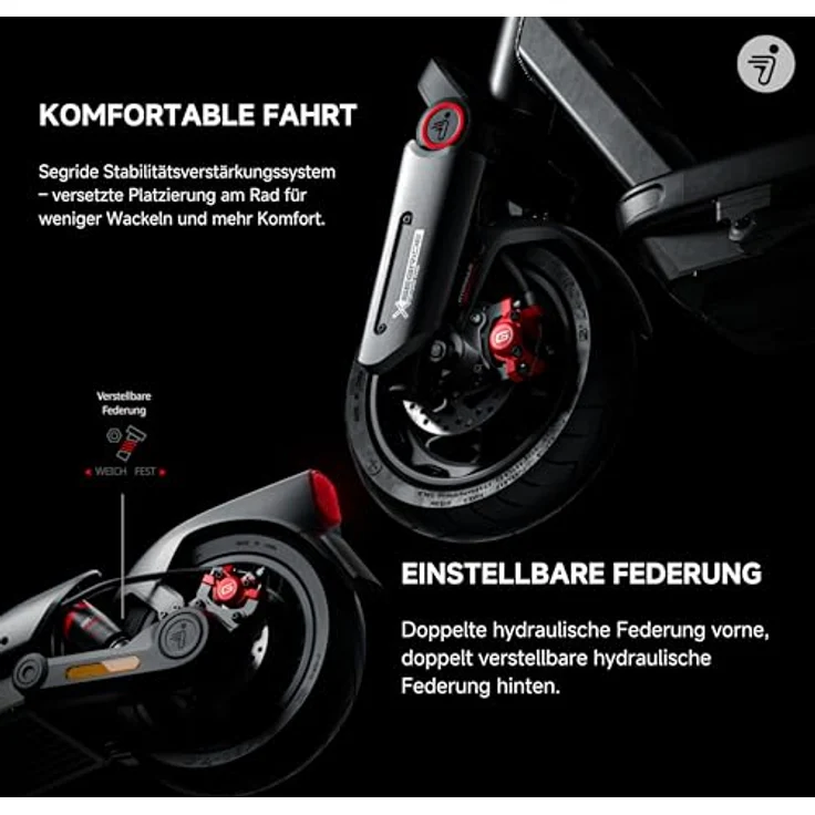 ninebot by Segway E-Scooter MAX G3 D, 700 W, 20 km/h, 11-Zoll Reifen, IPX6, Eco Modus Reichweite 80 km – Bild 6