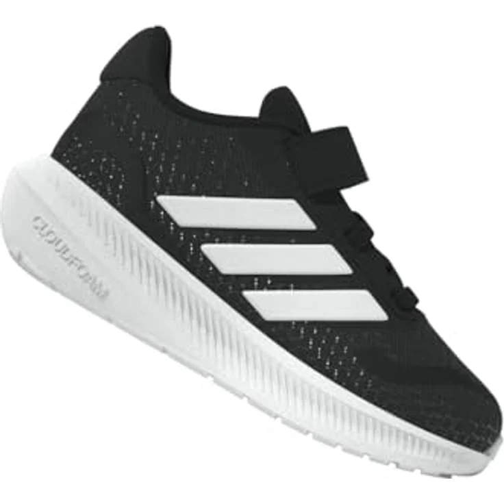 Adidas Jungen Runfalcon 5 Laufschuhe, atmungsaktives Mesh, CloudFoam-Zwischensohle, schwarz/weiß, Größe 35 – Bild 17