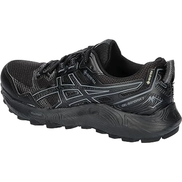 Asics Gel-Sonoma 7 GTX, Laufschuh mit GORE-TEX-Membran, Schwarz/Weiß/Gelb – Bild 3