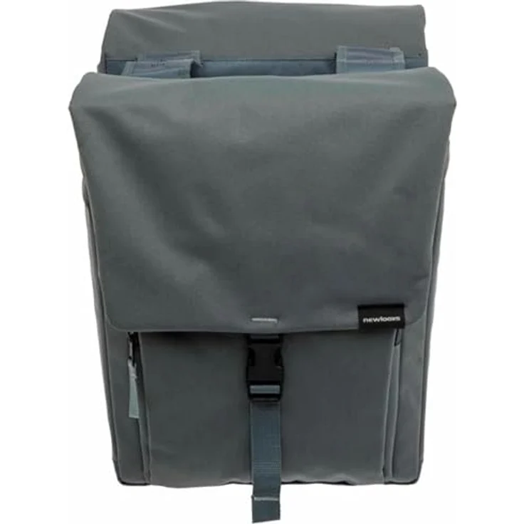 New Looxs Velotasche, doppelte Gepäckträgertasche aus 100 % recyceltem Polyester, wasserabweisend, 32 l mit Reflexelementen und zusätzlichen Reißverschlusstaschen – Bild 3