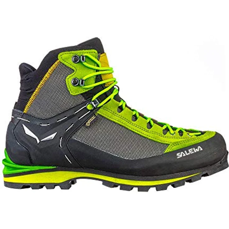 Salewa Crow GTX, Herren Wanderschuhe mit GORE-TEX, Vibram-Sohle, steigeisen-kompatibel, 43, Grün – Bild 7