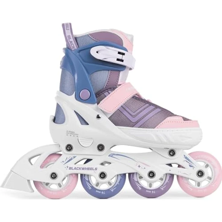BLACKWHEELS Playful Unicorn, Inlineskates in Lila mit integrierter Bremse und regulierbarem One Step Adjustment System (Größe 36-39) – Bild 1