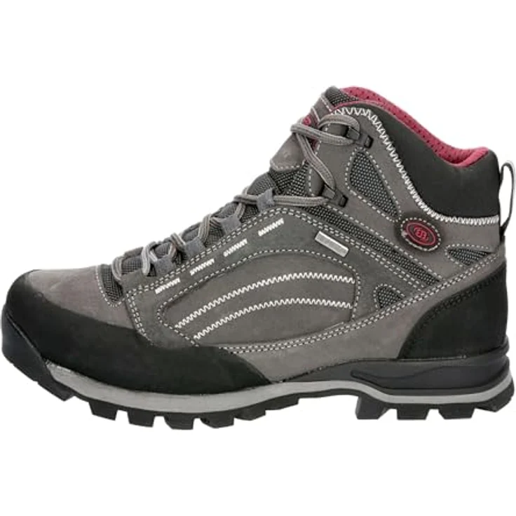 Brütting Mount Mangu High, Damen Wanderschuhe mit rutschfester Vibram-Sohle, wasserdicht und atmungsaktiv, Größe 36, Grau – Bild 2